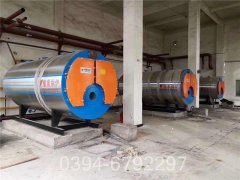 厂家提货银晨锅炉WNS0.5-1.0-Q型天然气锅炉耗气量